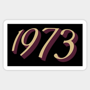 Année 1973 Sticker